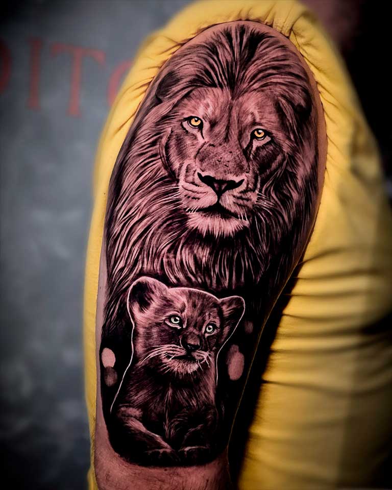 custo tatuagem realista braço