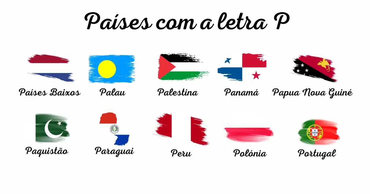 países que começam com p