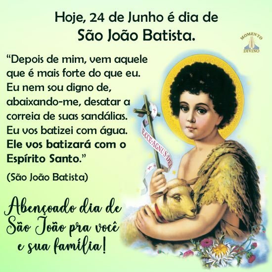 que dia é o dia de são joão