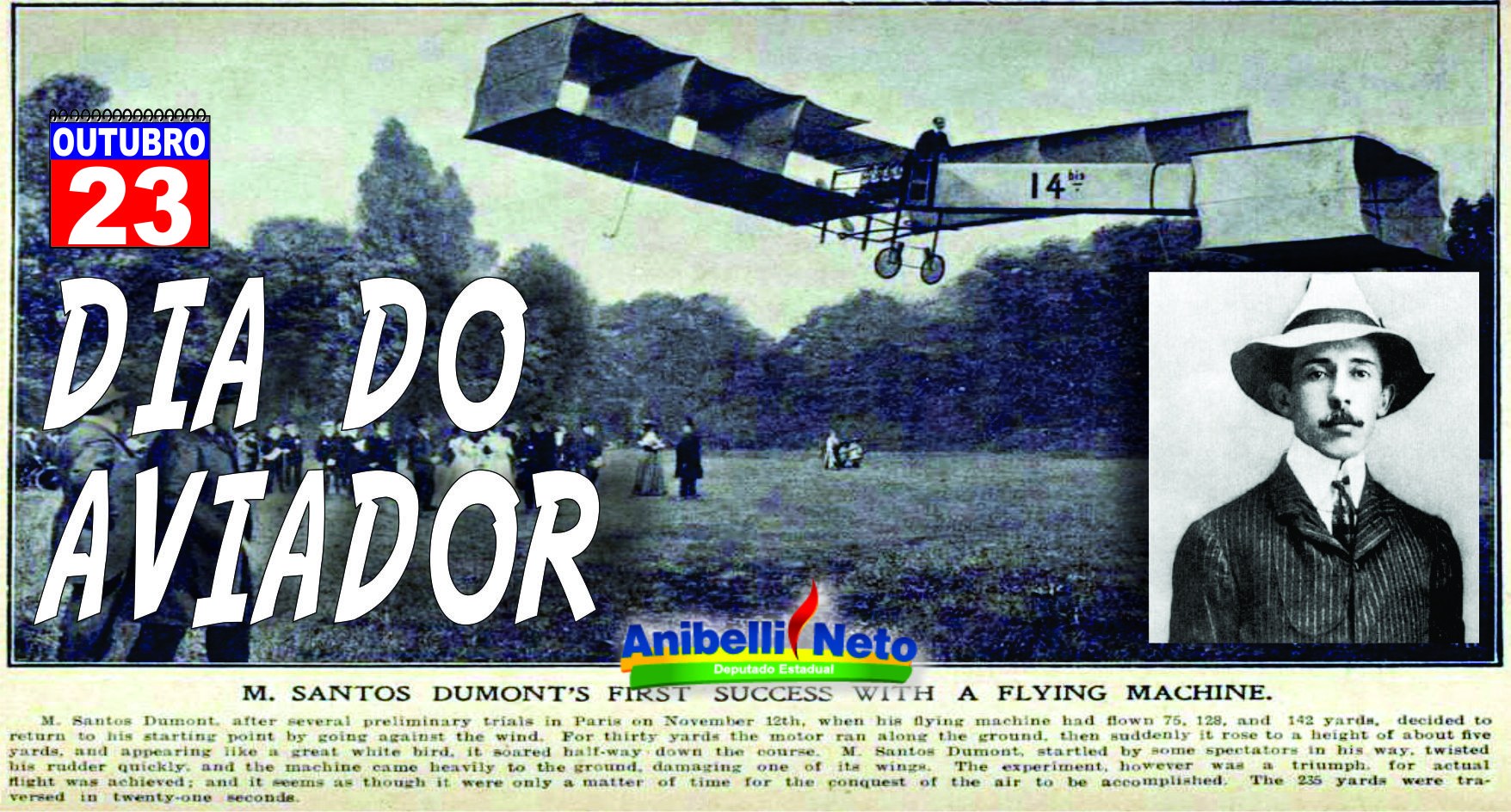 origem do Dia do Aviador