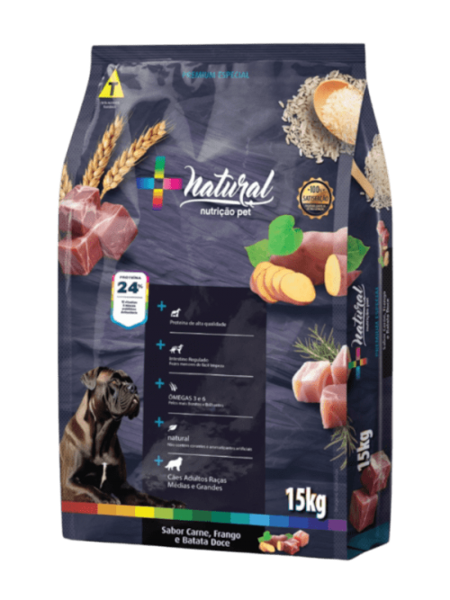 ração natural para cães