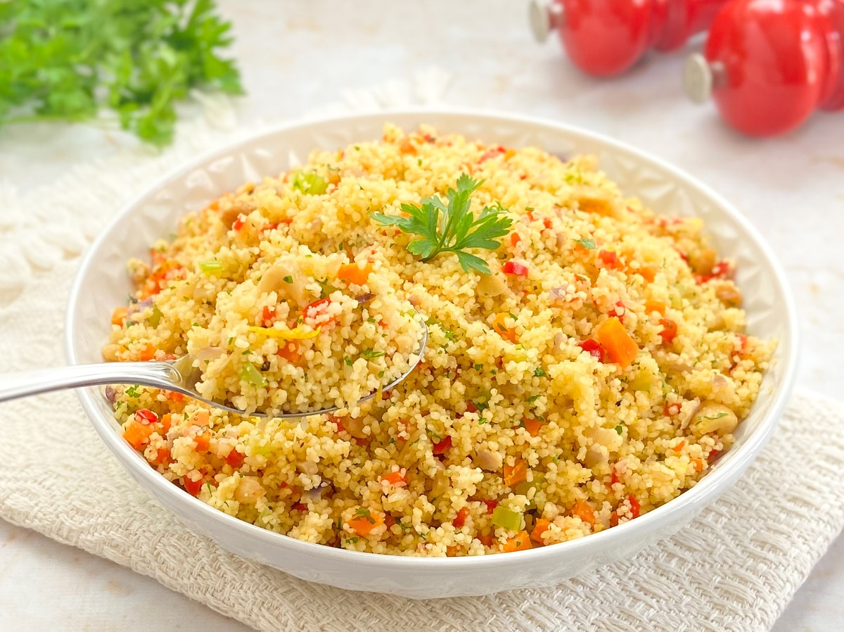 como fazer cuscuz marroquino com legumes saudavel