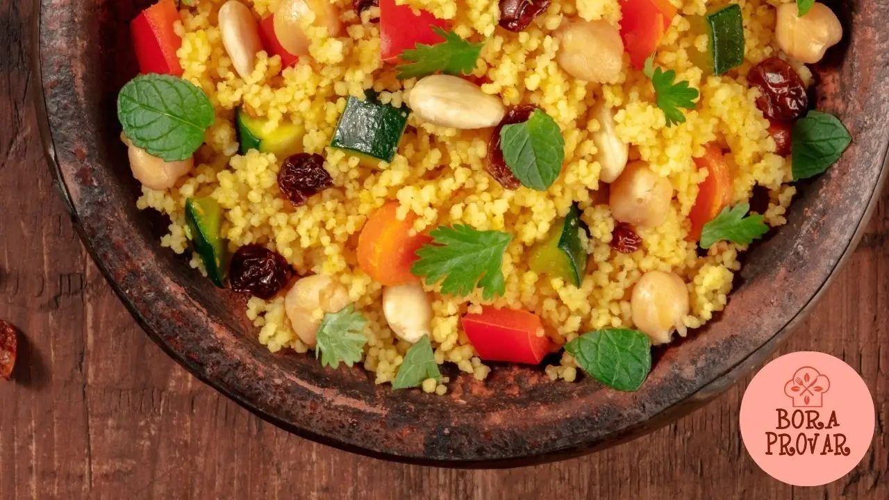 Receita De Cuscuz Marroquino Com Legumes