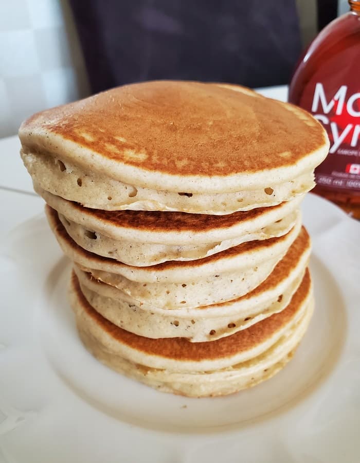 substituir leite na massa de panqueca