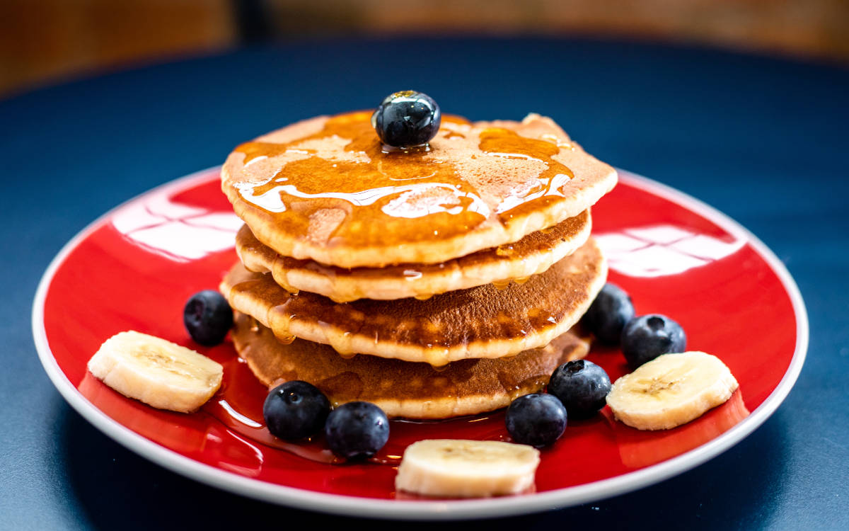 substituir leite na massa de panqueca