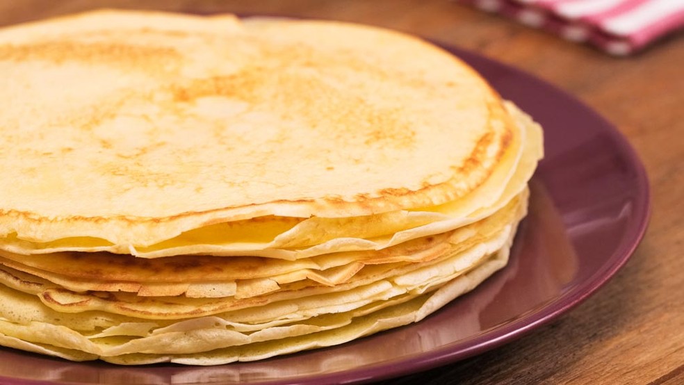 substituir leite na massa de panqueca