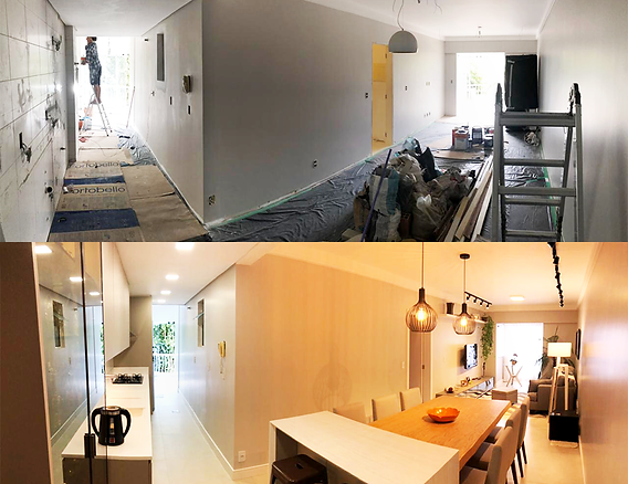 reforme sua casa sem dor de cabeça.
5. Inspirações de Reforma: Ideias de 'antes e depois' para transformar seu lar.