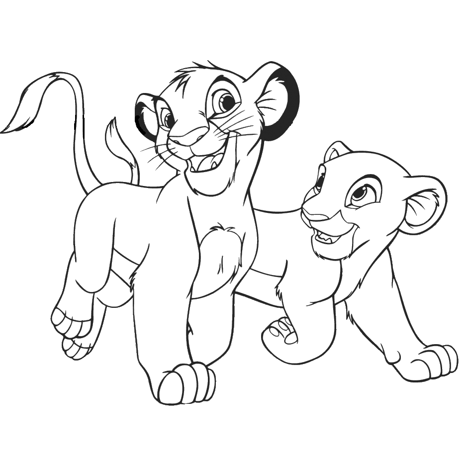 desenhos do Rei Leão para imprimir