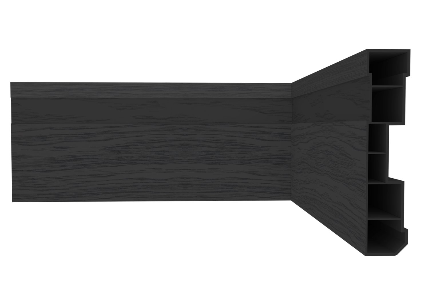 rodapé preto mdf