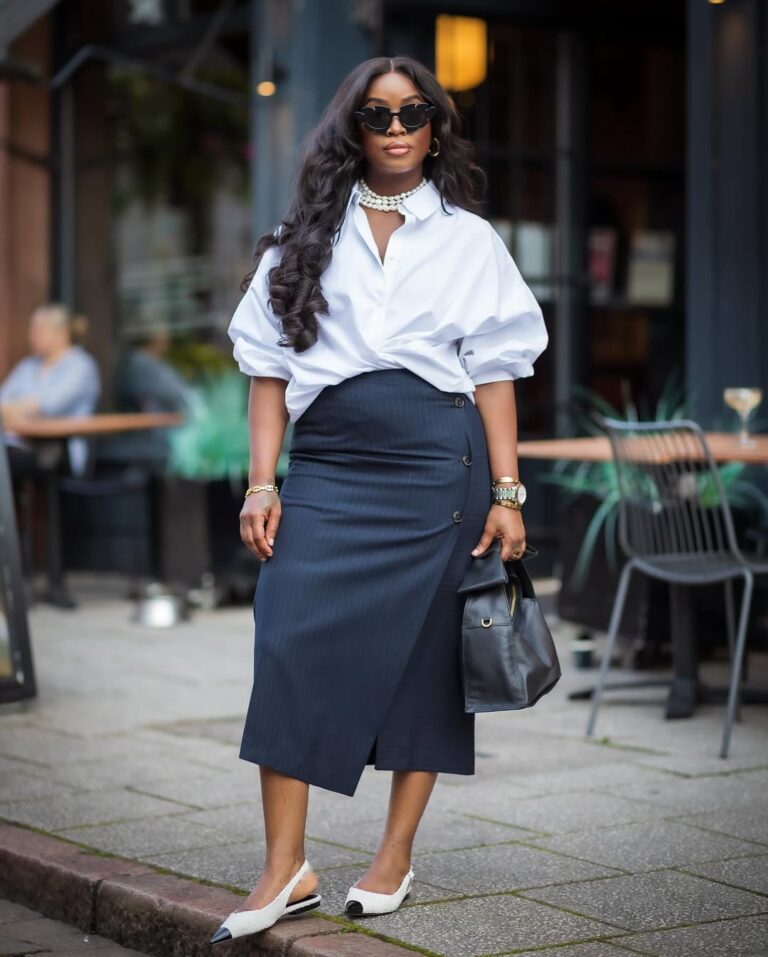 saia midi elegante