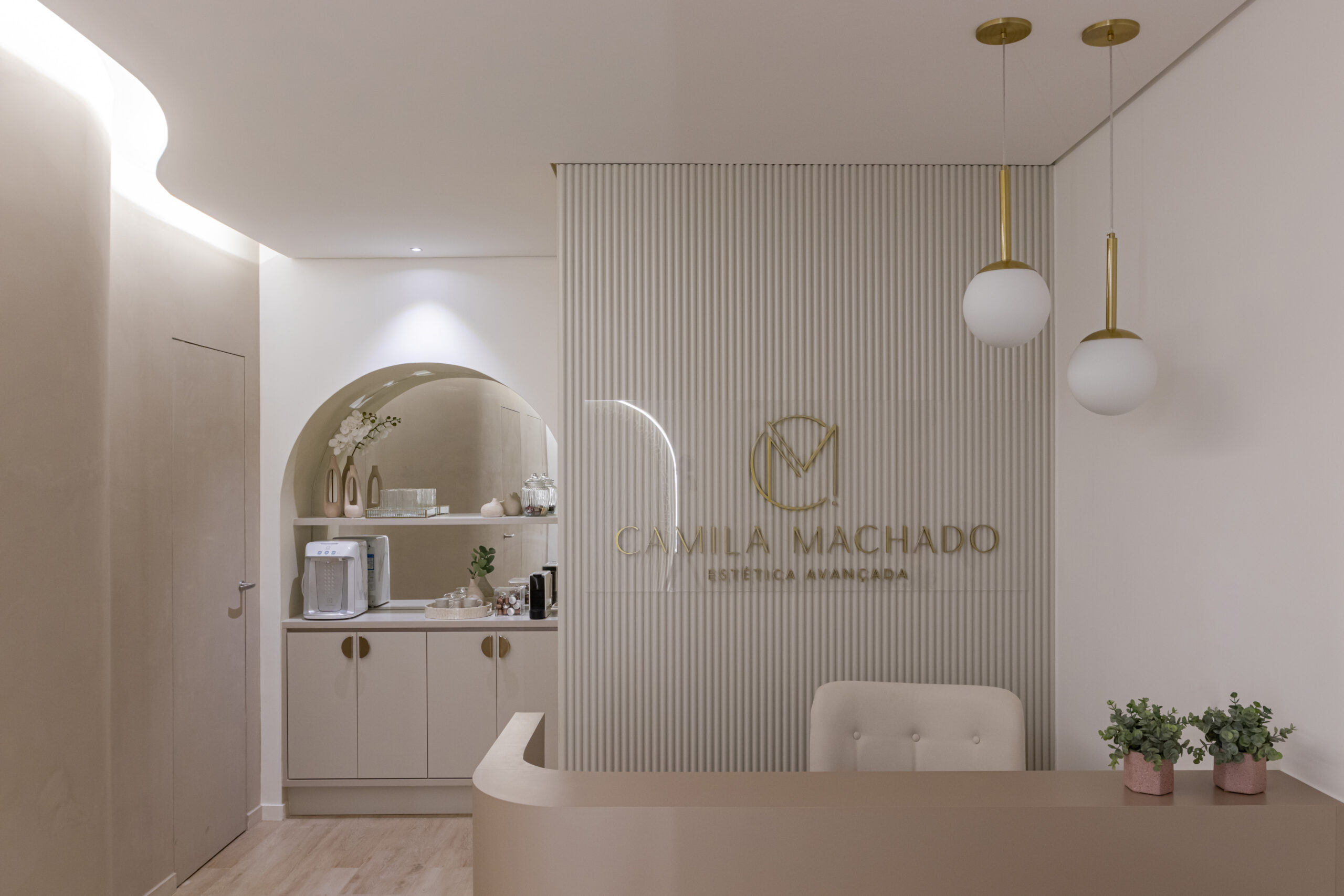 iluminação para sala de estética