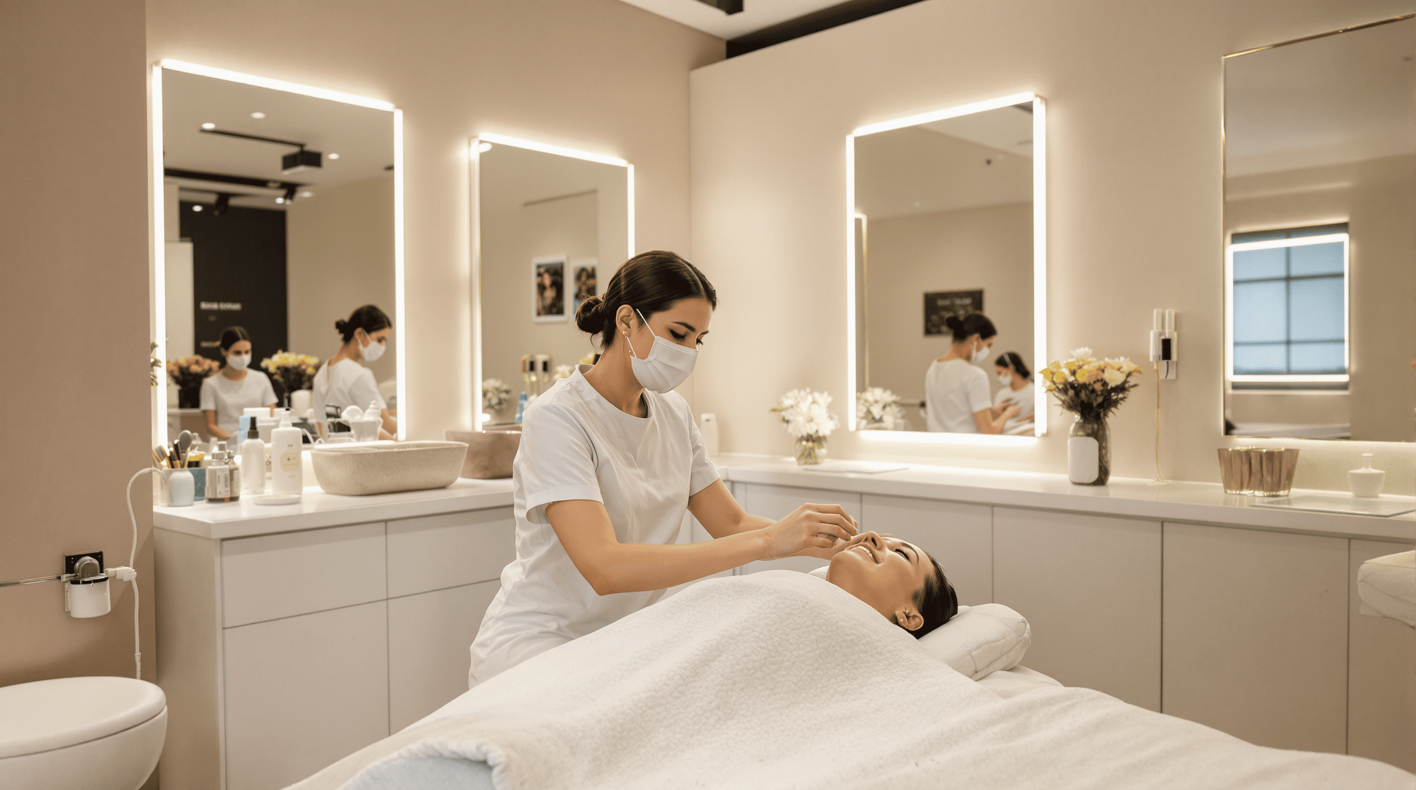 ideias decoração clínica estética