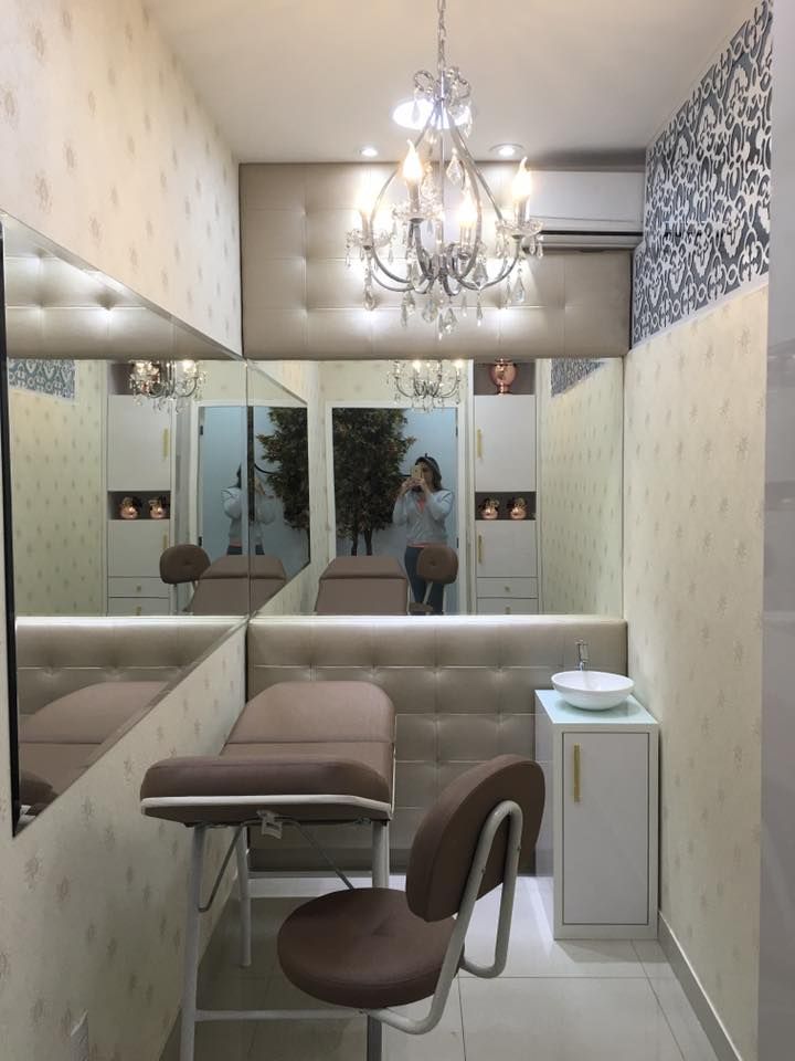 iluminação para sala de estética
