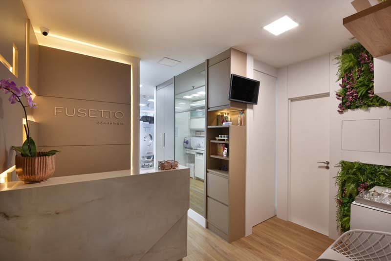decoração sala de massagem