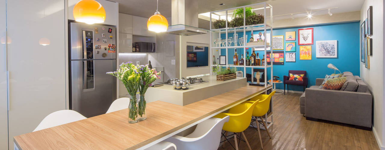 Sala E Cozinha Integradas