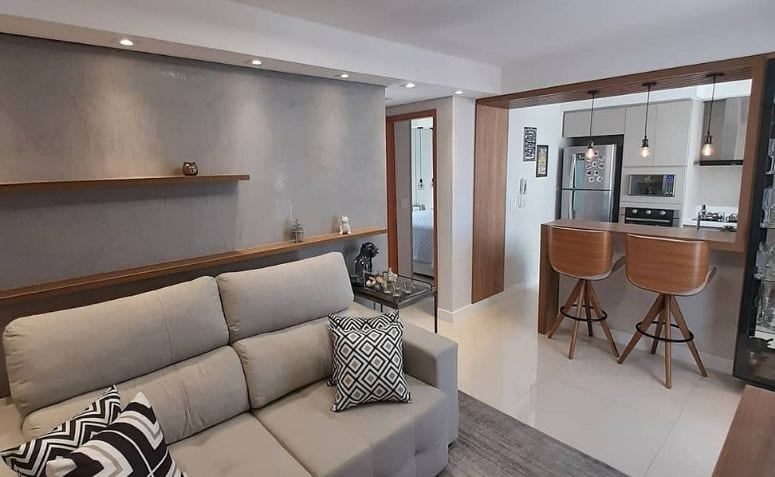 Sala E Cozinha Integradas