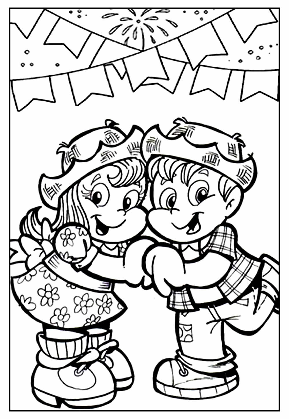 erros comuns ao colorir desenhos de são joão