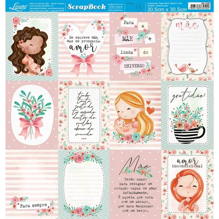 Inspirações de Frases e Mensagens para o Seu Scrapbook de Dia das Mães