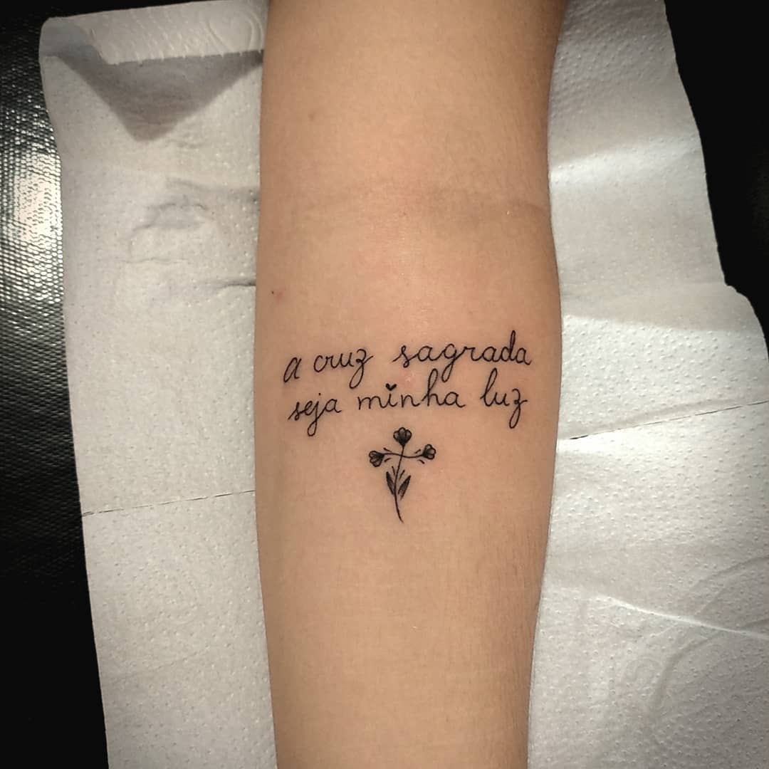 tatuagem seja luz inspiração