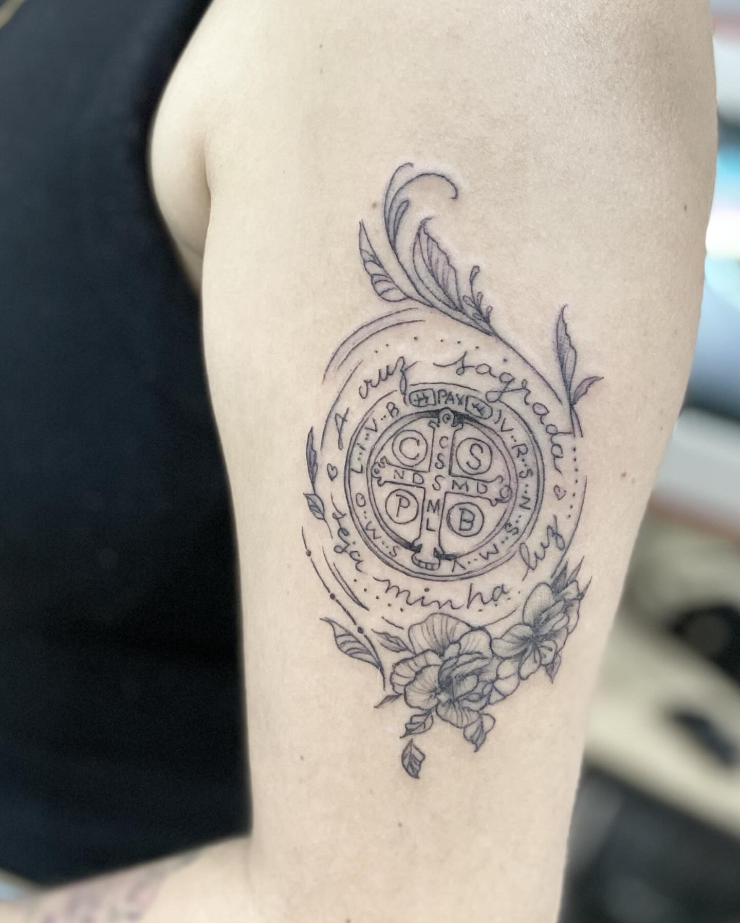 tatuagem seja luz ponto de luz