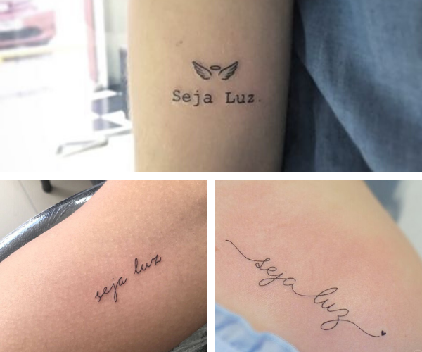 tatuagem seja luz costela