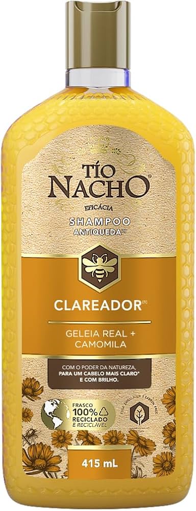shampoo clareador natural para cabelos loiros