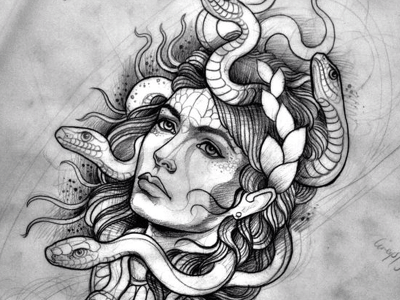 medusa tattoo ideias