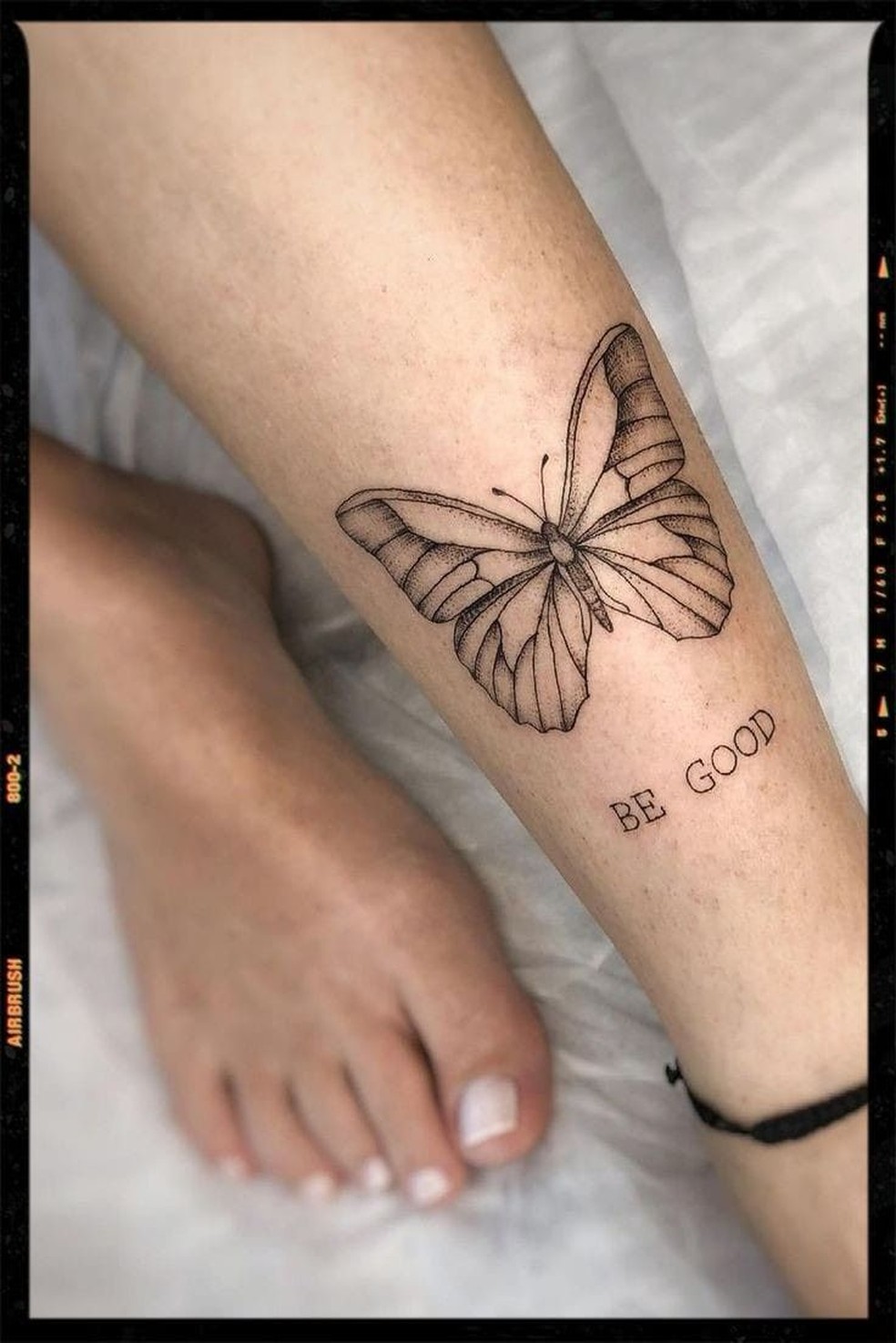 tatuagem borboleta significado preto e branco