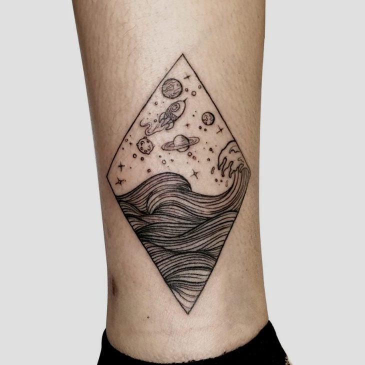 A Grande Onda de Kanagawa: História e Simbolismo na Pele