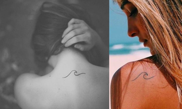 Tatuagem de Onda com Sol ou Montanha: Qual Combinação Escolher?