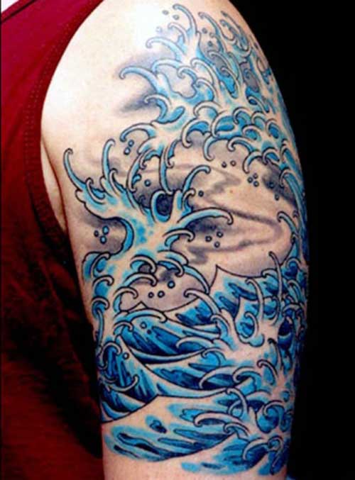 A Grande Onda de Kanagawa: História e Simbolismo na Pele