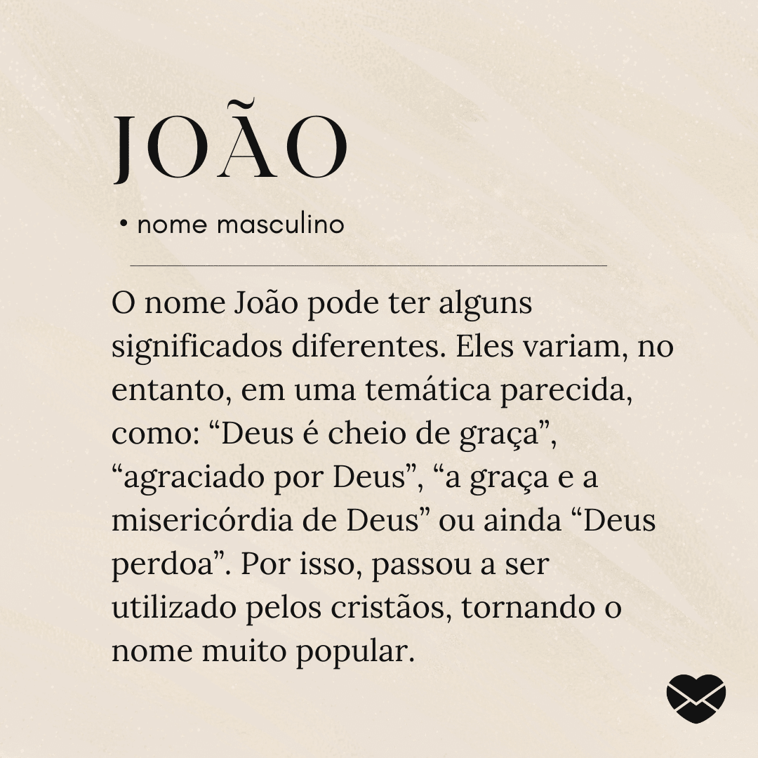 origem do nome joao