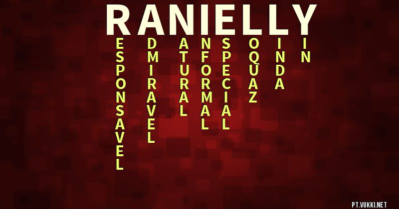 Ranielly ou Raniela qual a melhor escolha