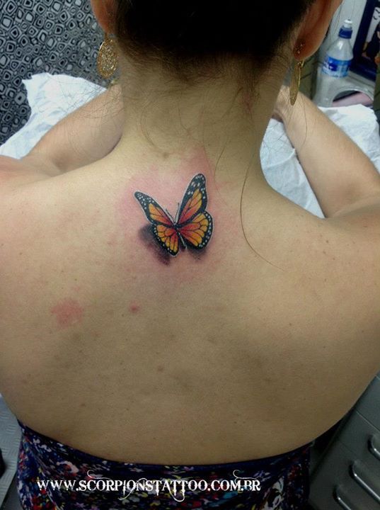 psique tatuagem borboleta