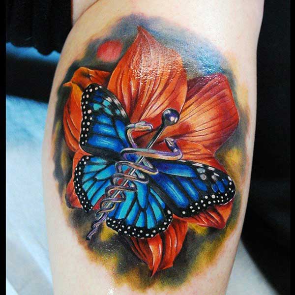 significado tattoo borboleta azul