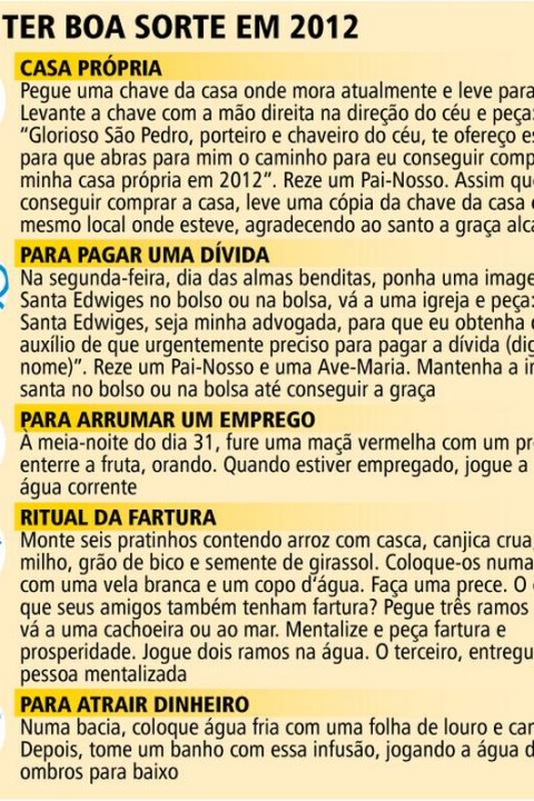 Simpatias Para Ter Sorte