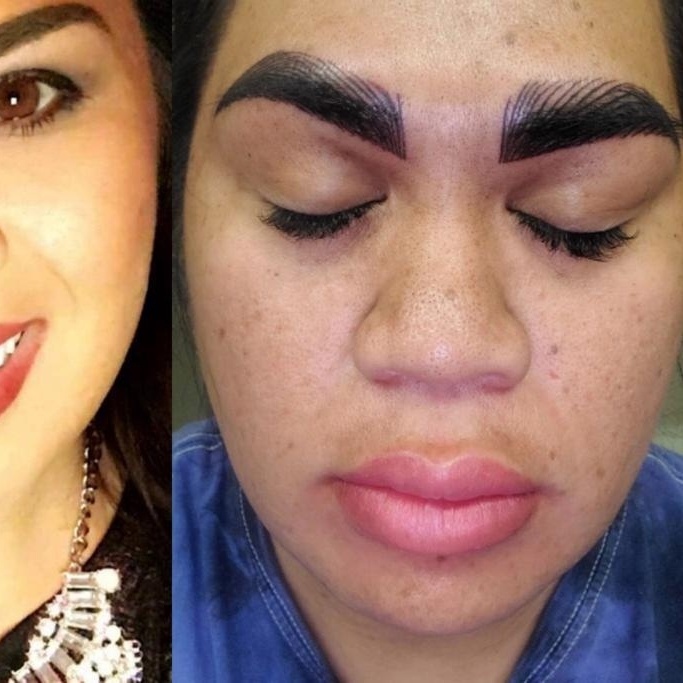 Sobrancelhas Estragadas