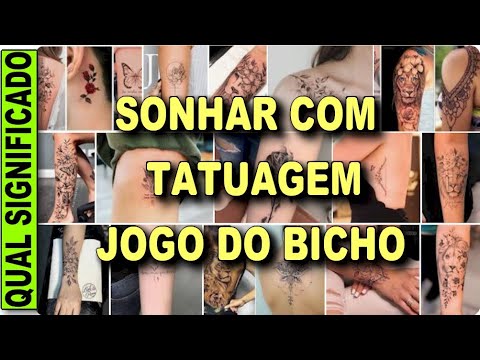 sonhar com desenho de tatuagem no braço