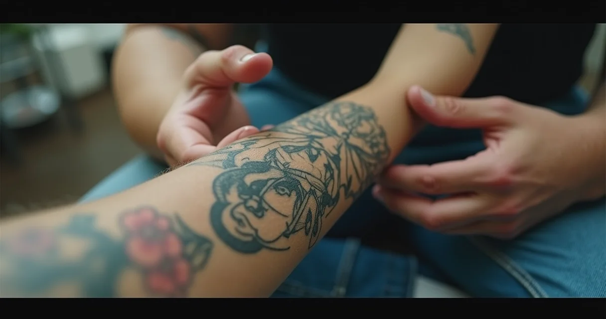 sonhar com desenho de tatuagem no braço