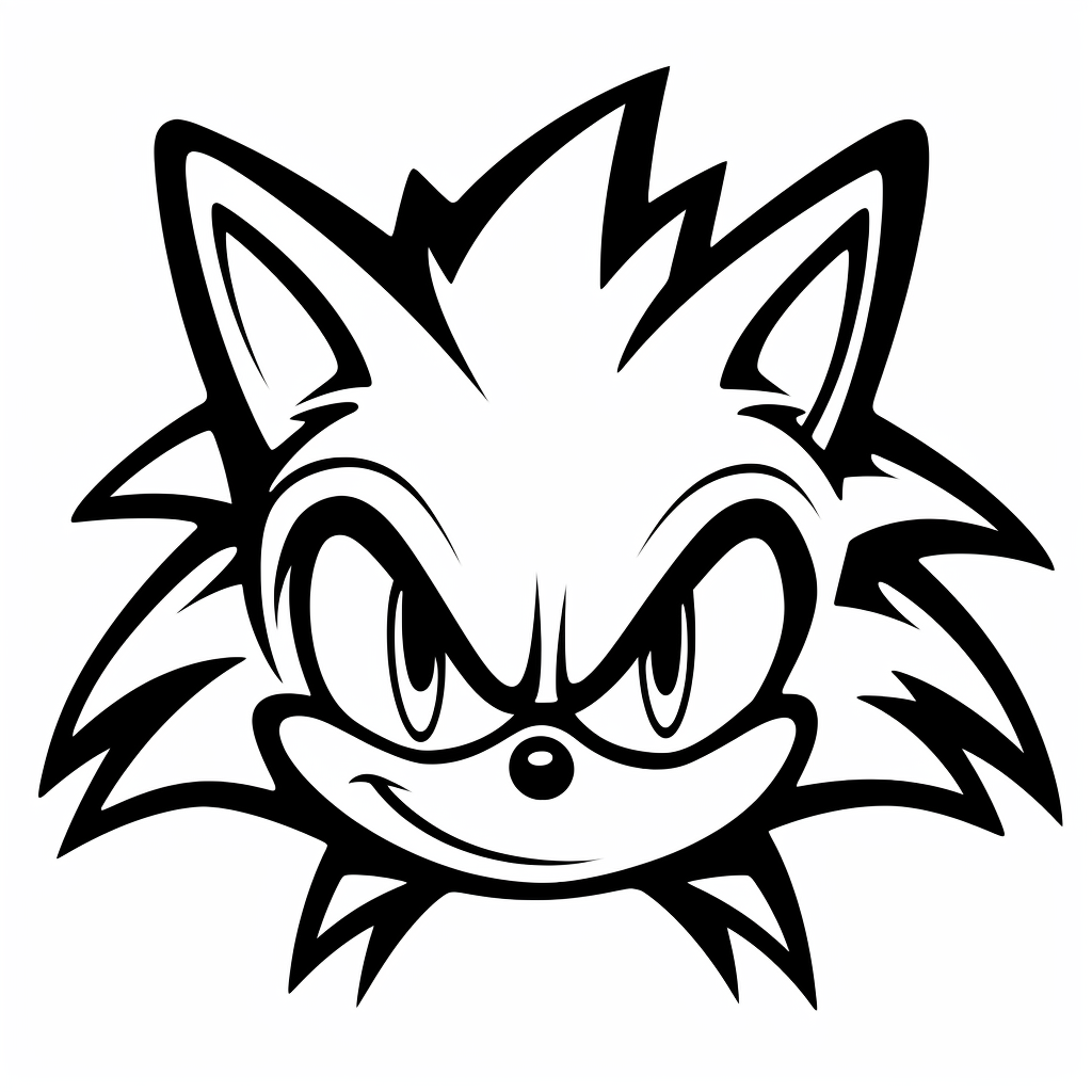 Como desenhar o Sonic