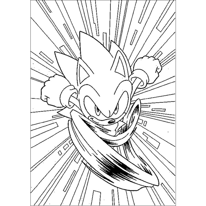 Desenhos do Sonic para crianças