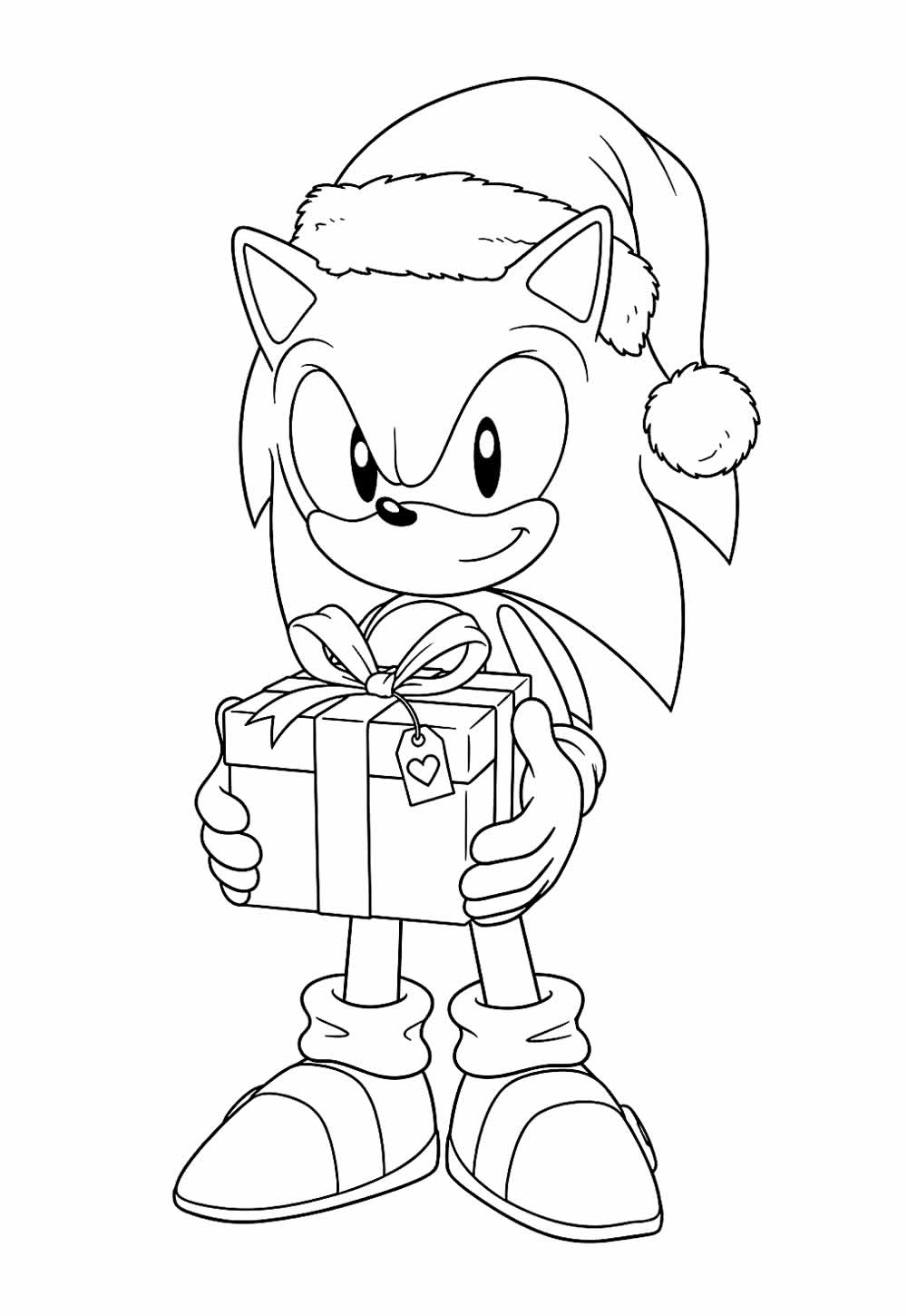 Sonic para colorir grátis