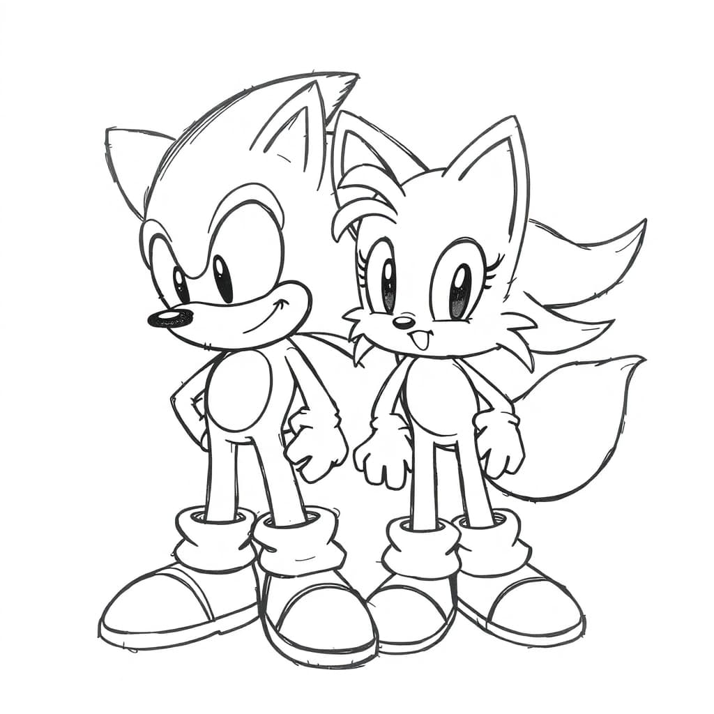 Como desenhar o Sonic