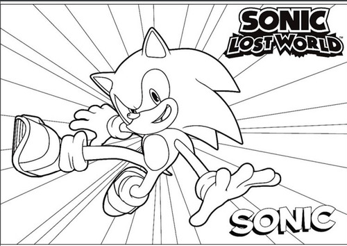 Desenhos do Sonic para crianças
