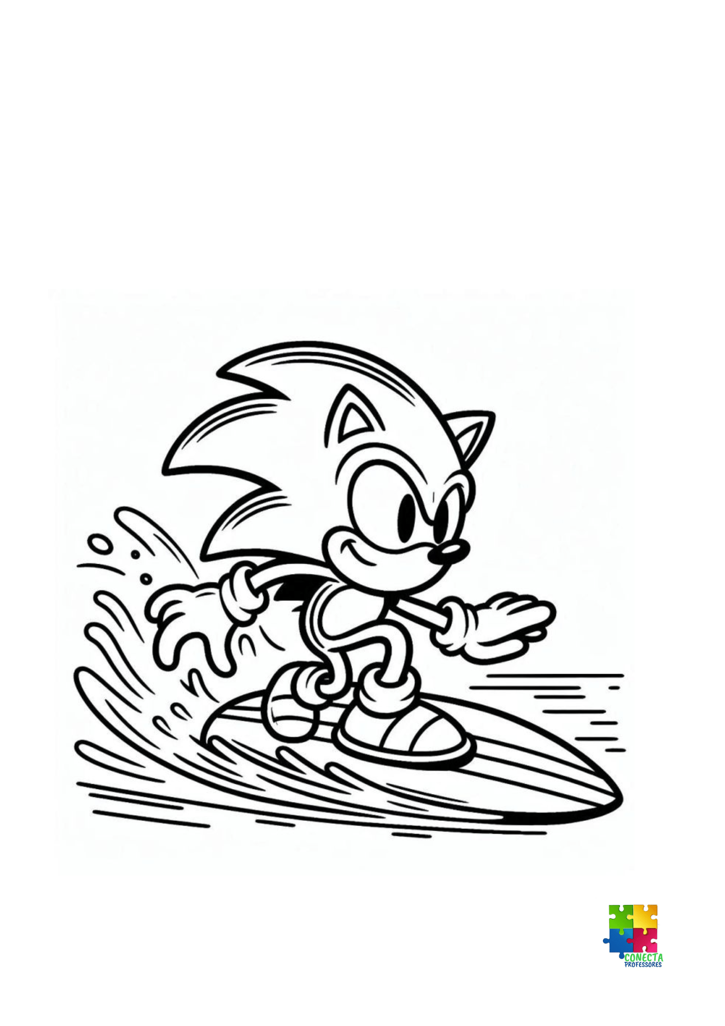 Desenhos do Sonic para crianças