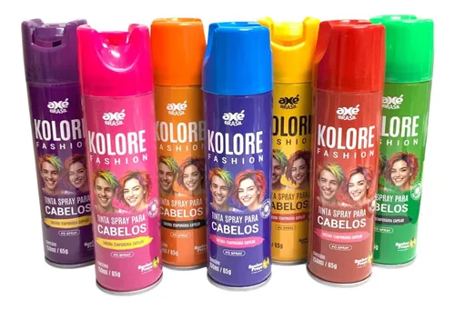 quanto custa spray colorido cabelo