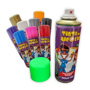 como aplicar spray colorido cabelo preto