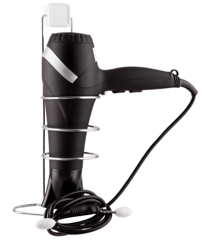 suporte para secador de cabelo com ventosa