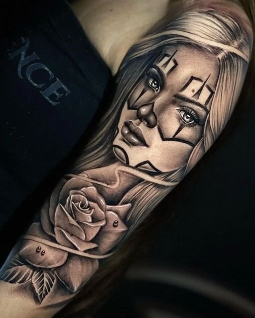 tatuagem catrina realismo vs chicano qual escolher