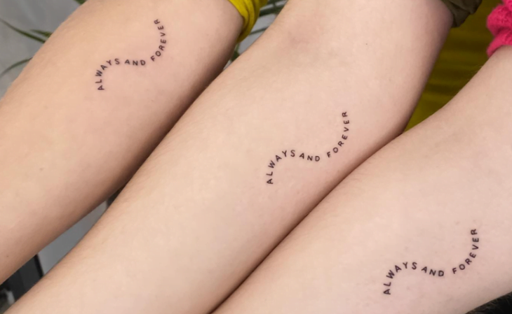 tatuagem de amizade que se complementam